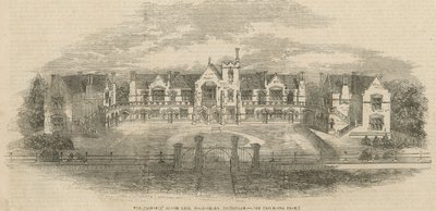 De Printers Alms Houses in Wood Green door English School