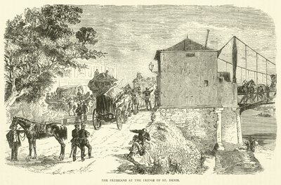 De Pruisen bij de brug van St Denis, januari 1871 door English School