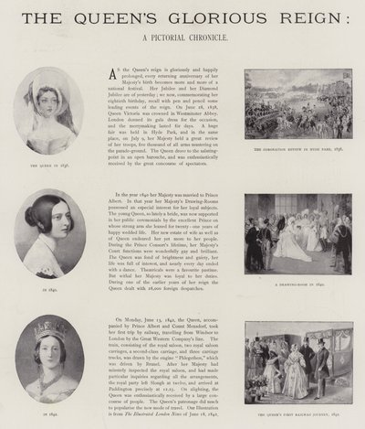 De glorieuze regeerperiode van de koningin door English School