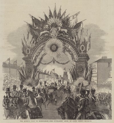 Het Bezoek van de Koningin aan Birmingham, de Gunmakers