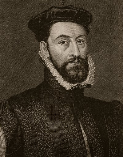 De regent Murray, illustratie uit Cassells Geïllustreerde Geschiedenis van Engeland door English School