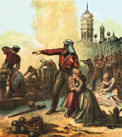De bevrijding van Lucknow door English School