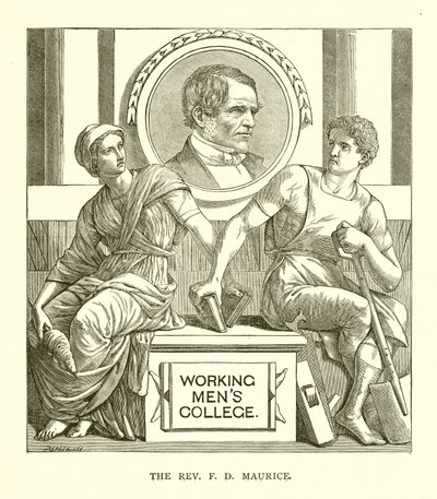 De Eerwaarde F. D. Maurice door English School