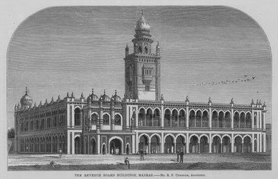 De Revenue Board Buildings, Madras door English School