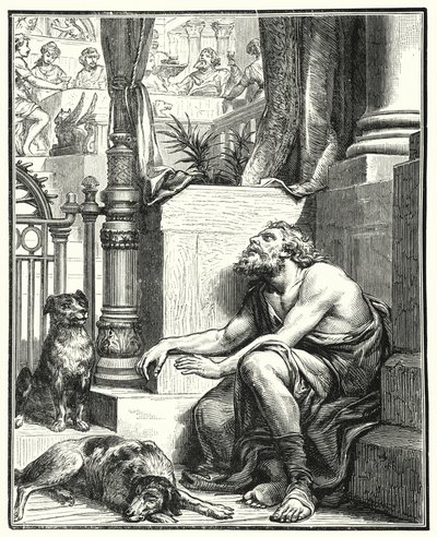 De Rijke Man en Lazarus door English School
