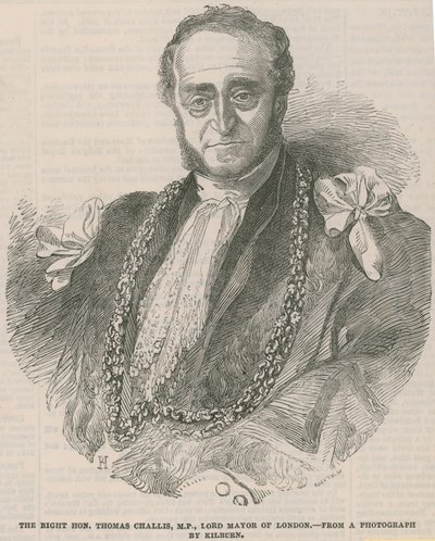 De Zeer Eerwaarde Thomas Challis, MP, Lord Mayor van Londen door English School