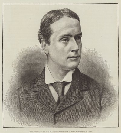 De zeer eerbiedwaardige graaf van Rosebery, minister van Buitenlandse Zaken door English School