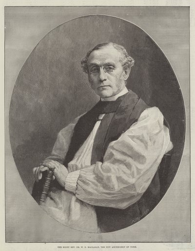 De zeer eerwaarde Dr W D Maclagan, de nieuwe aartsbisschop van York door English School