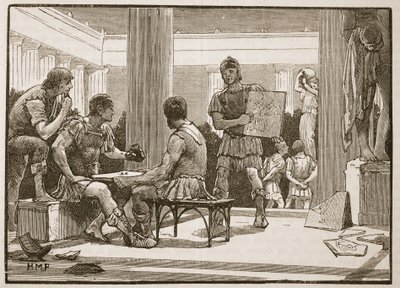 De Romeinen in Korinthe door English School