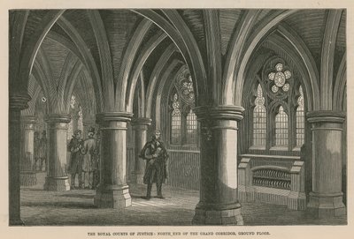 De Koninklijke Hoven van Justitie: Noordelijk einde van de Grote Gang, begane grond door English School