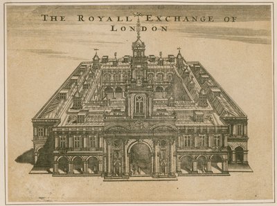 De Royal Exchange, Londen door English School