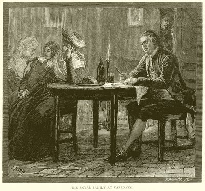 De Koninklijke Familie in Varennes door English School