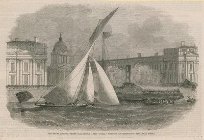 Wedstrijd van de Royal London Yacht Club door English School