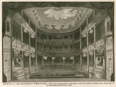 Het Royalty Theater, Well Street, Wellclose Square, Londen door English School