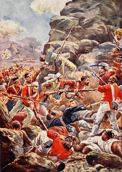 Het Beleg van Delhi, 1857: Bestorming van de Breuk op 14 september door English School
