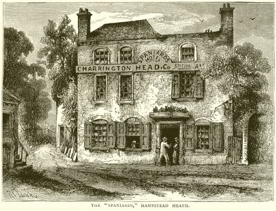 The Spaniards, Hampstead Heath door English School