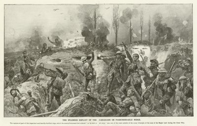 De schitterende daad van de Canadezen op Passchendaele Ridge, Eerste Wereldoorlog door English School