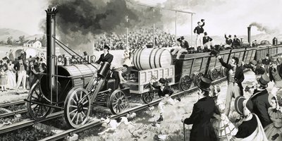 Het Verhaal van Stoom: Treinen op Proef. Stephenson