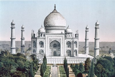 De Taj Mahal in Agra door English School