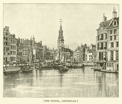 The Tingel, Amsterdam (engraving) door English School