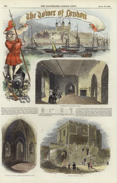 De Tower of London door English School
