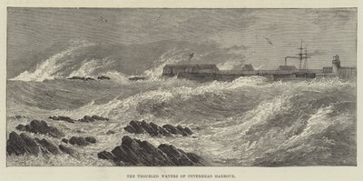 De onrustige wateren van Peterhead Harbour door English School