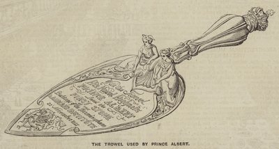 De Troffel gebruikt door Prins Albert door English School