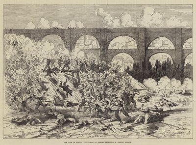 De Oorlog in Spanje, Vrijwilligers van Teruel slaan een Carlistische Aanval af door English School