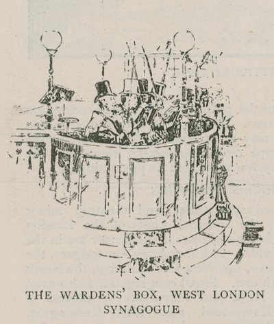 De Warden Box, West London Synagoge door English School