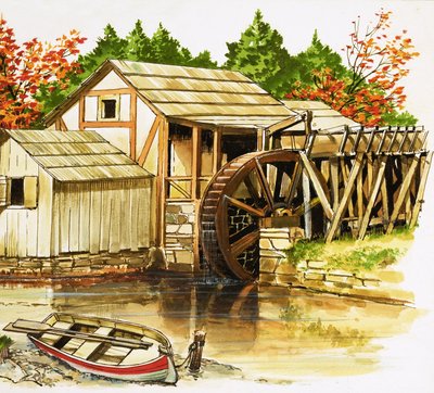 De Watermolen door English School