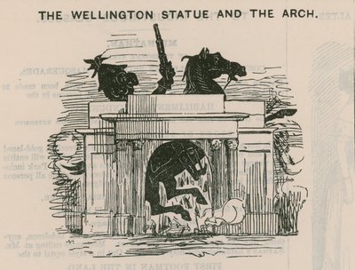 Het Wellington standbeeld en de Boog door English School