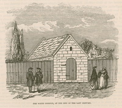 De White Conduit van White Conduit House, Islington, Londen door English School