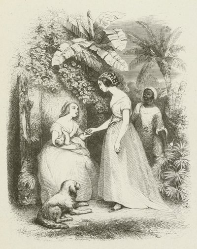De aankomst van Madame De La Tour door English School
