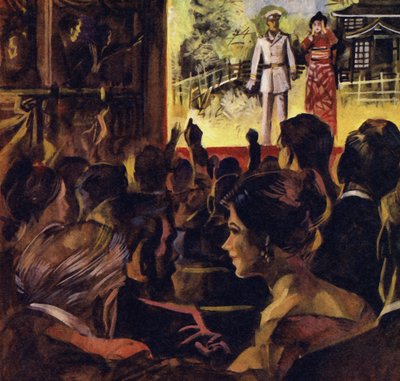 Het publiek schreeuwde en siste tijdens de première van Madame Butterfly door English School