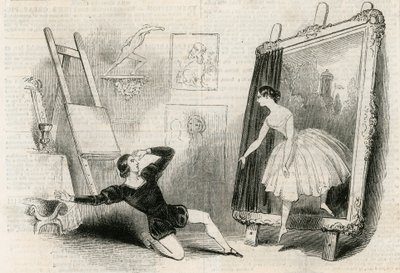 De waanzin van een schilder door English School