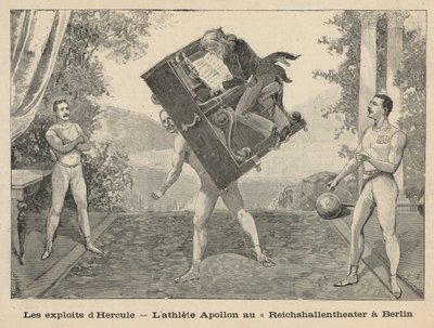 De heldendaden van Hercules - de atletische Apollon in het Reichshallen Theater, Berlijn door English School