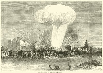 De explosie in de Avenue Rapp, april 1871 door English School