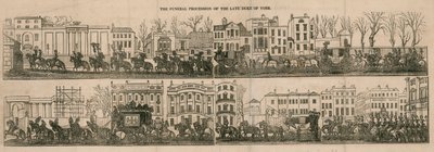 De begrafenisstoet van wijlen de hertog van York door English School