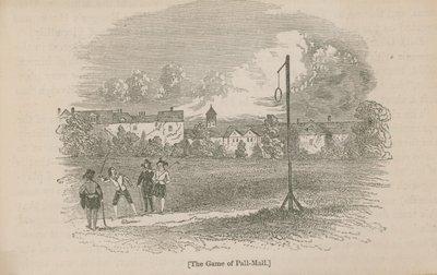 Het spel van Pall Mall door English School