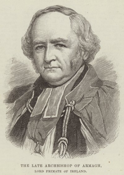 De overleden Aartsbisschop van Armagh, Lord Primate van Ierland door English School