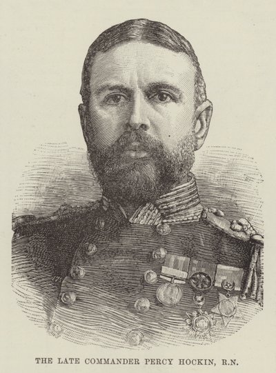 De overleden commandant Percy Hockin, RN door English School