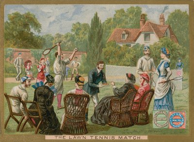 De tenniswedstrijd door English School