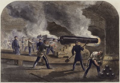 De Hoofd Batterij bij Fort Sumter door English School