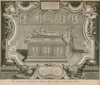 Het monument van Koning Hendrik VII door English School