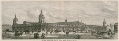 De nieuwe Metropolitaanse vlees- en pluimveemarkt, Smithfield door English School