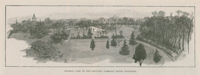 Het nieuwe openbare park in Highgate: algemeen overzicht van de gronden, Fairseat House, Highgate door English School