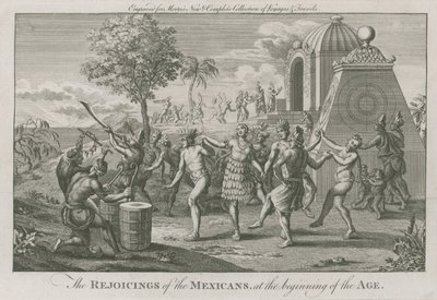 De vreugde van de Mexicanen aan het begin van het tijdperk door English School