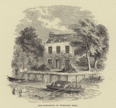 De residentie van Theodore Hook door English School