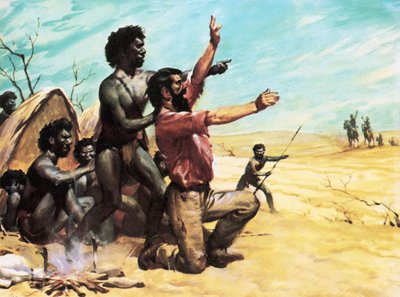 De enige overlevende van de Burke en Wills expeditie: een man genaamd King door English School