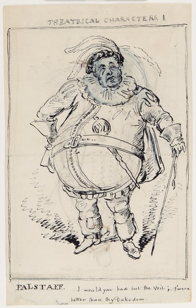 Theaterpersonages 1: Falstaff door English School